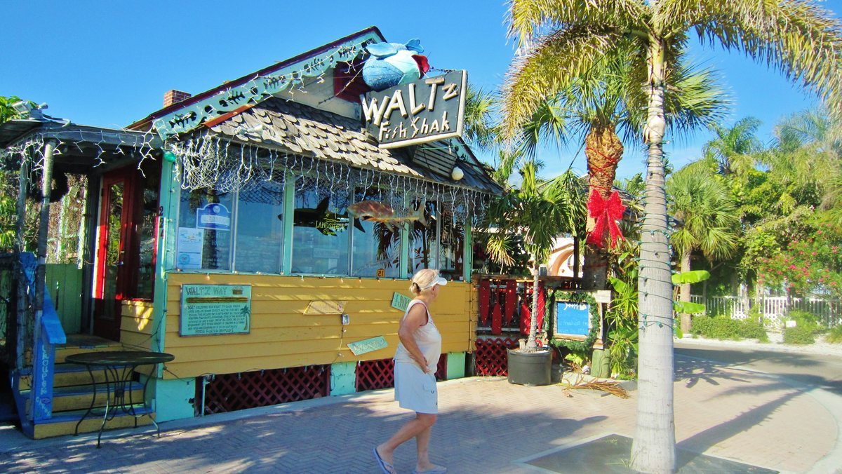 John’s Pass Village in December.
