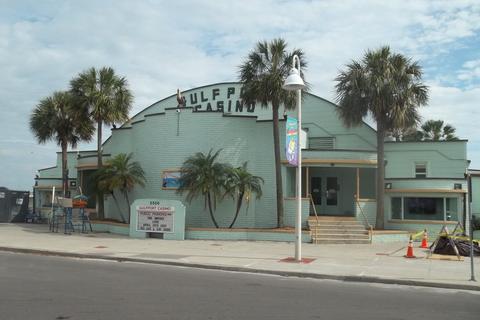The Gulfport Casino on the bay.