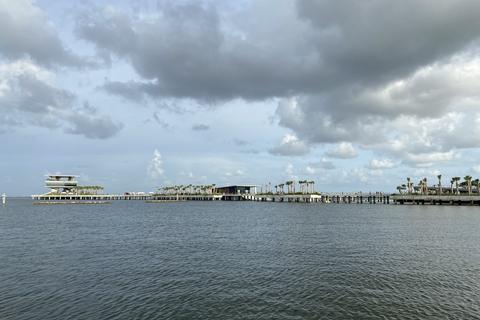 The length of the pier.