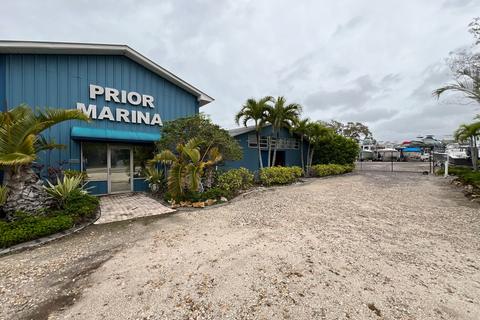 Prior Marina, tucked into Smith Bayou behind the Smith Islands at Ozona, Florida.