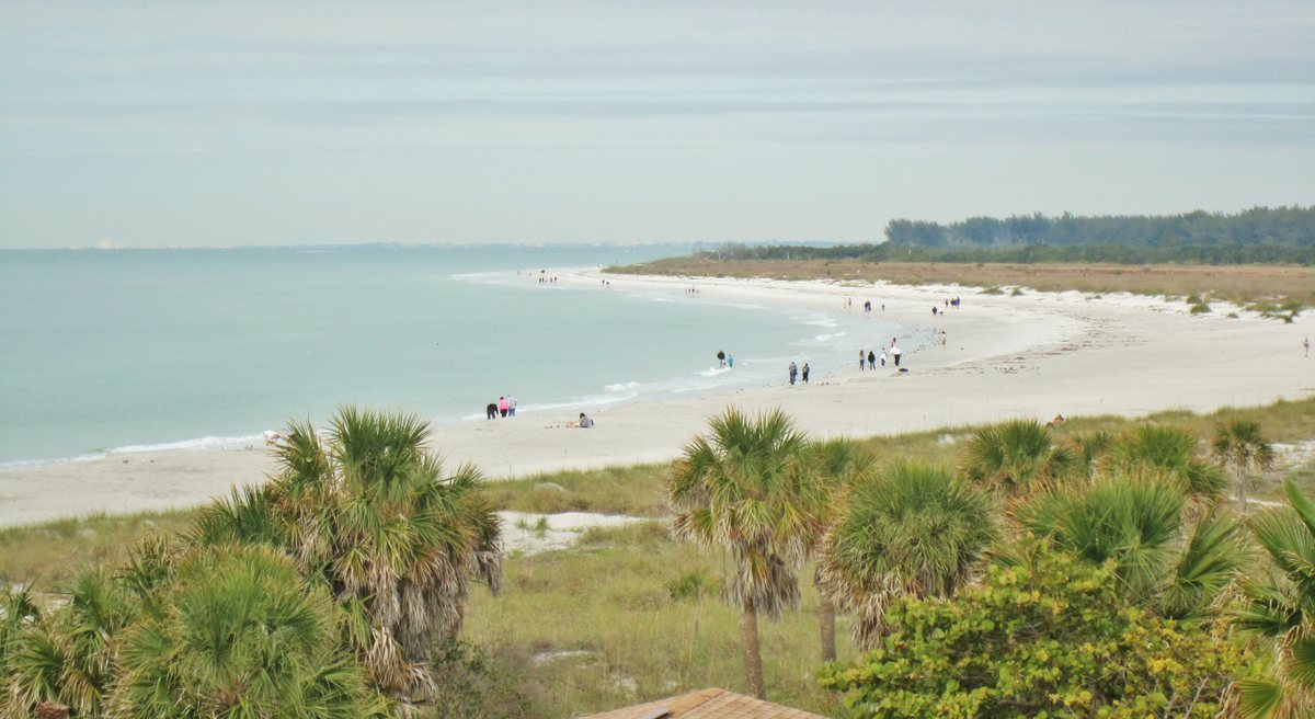 The beach at Fort De Soto.